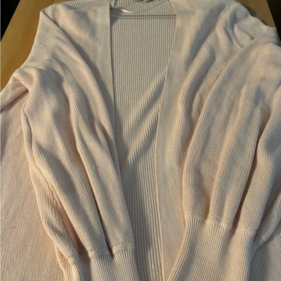 Loft Lightweight Dusty Pink Cardigan Size Large - Picture 4 of 5